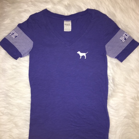PINK Victoria's Secret Tops - Blue PINK short sleeve shirt